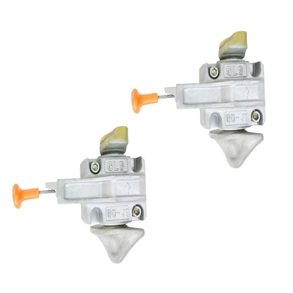 2 Pack Semi-Automatic Shipping Container Twist Lock - Hot-Dip Galvanized Steel, ISO 1161 Secure Container Lock with High Load Strength for Attachment