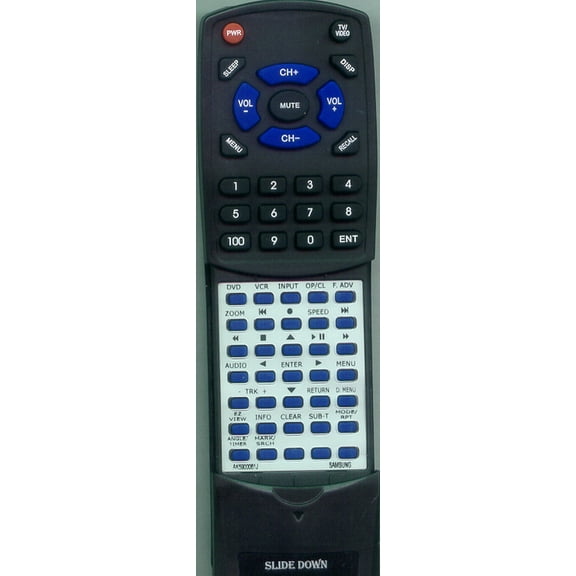 Replacement Remote for SAMSUNG AK59-00061J, AK5900061J, RTAK5900061J, 00061J, DVDV9700, DVDV9800, DVDV9800XAA
