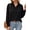 Long Sleeve-Black, variant on MOYIKO Short Sleeve Summer Tops for Women Casual Button Down Shirts Striped Business Work Blouses