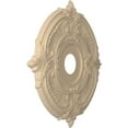 thumbnail image 2 of Ekena Millwork 19"OD x 3 1/2"ID x 1"P Attica Thermoformed PVC Ceiling Medallion (Fits Canopies up to 6 3/4"), UltraCover Satin Smokey Beige, 2 of 5