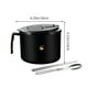 thumbnail image 3 of Tazón de arroz de acero inoxidable 304 de gran capacidad para sándwich instantáneo, ideal para estudiantes, dormitorios, trabajadores de oficina, especialmente práctico, drenable, con cubiertos, juego, 3 of 6