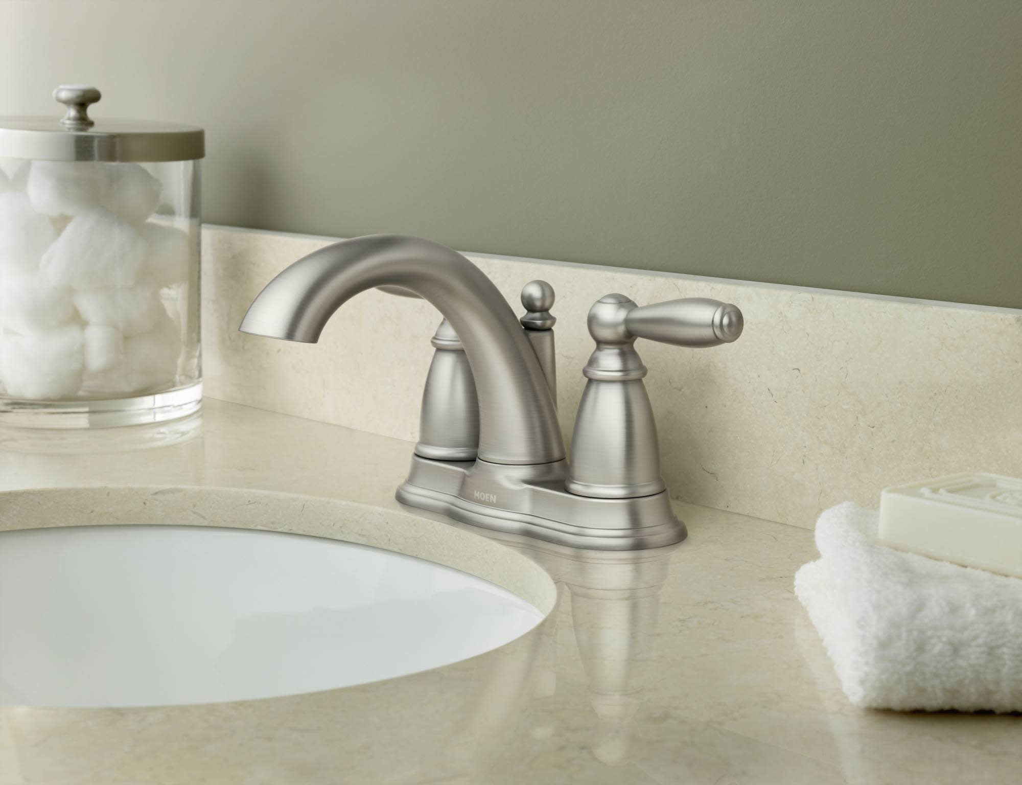 Moen Brantford 6610 Centerset Bathroom Sink Faucet