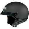 HJC CS-2N Open Face Motorcycle Helmet Flat Black LG