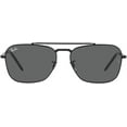 thumbnail image 2 of Ray Ban New Caravan Dark Gray Rectangular Unisex Sunglasses RB3636 002/B1 58, 2 of 10