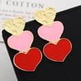 thumbnail image 4 of Earrings - Heart Trifecta, 4 of 5