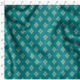 thumbnail image 4 of Soimoi Polyester Crepe Fabric Floral Block Print Fabric by The Yard 52 Inch Wide, 4 of 5