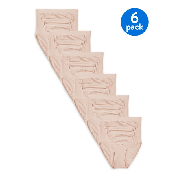 Secret Treasures Women's Maternity Panties 6 Pack Over The Belly Seamless