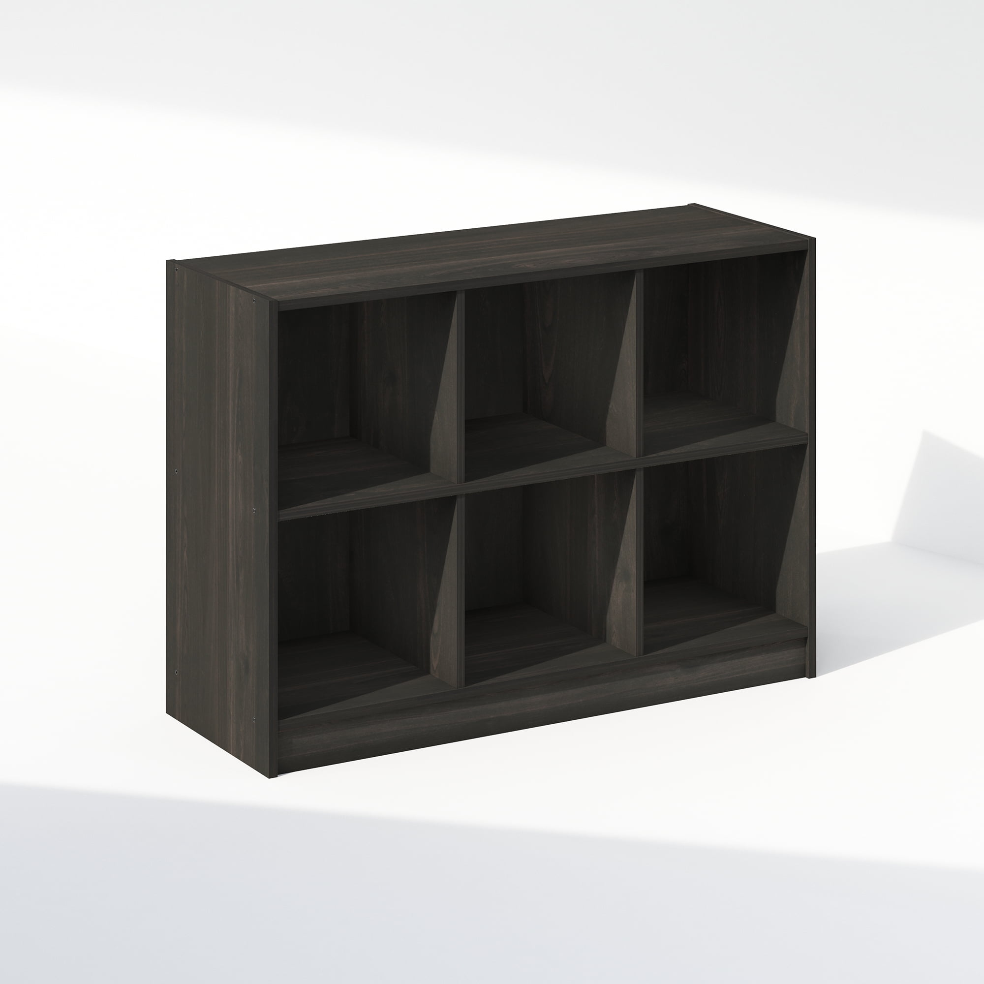 Furinno Basic 3x2 Cube Organizer Shelf Storage, Bookcase, Espresso