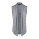 thumbnail image 2 of INSPIRAR CHIC Chaleco para Hombre Sin Mangas con Frente Abierto y Dobladillo Asimétrico 50 Gris, 2 of 8