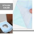 thumbnail image 5 of FOMIYES Portable Toilet Seat Cover Disposable for Bathroom Travelers 30Pcs 23.6x15.7x0.04in, 5 of 8