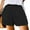Black, variant on uublik Women Shorts Super Soft Casual Shorts Summer Black