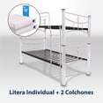 thumbnail image 1 of Litera Dormimundo Toscano + 2 colchones Montreal Individual/Individual, 1 of 2