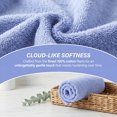 thumbnail image 2 of REGALWOVEN Hand Towels Set of 2 Embroidered Floral Pattern Decorative Towel Cotton Absorbent Soft Bathroom Hand Towel Set Light Grey 14" x 31", 2 of 7