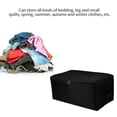 thumbnail image 4 of Bolsa de almacenamiento Organizador de edredones Bolsa con cremallera Almohada Ropa Bolsa impermeable de tela Oxford, Negro, Extra grande Scienceny HA004634-04, 4 of 6