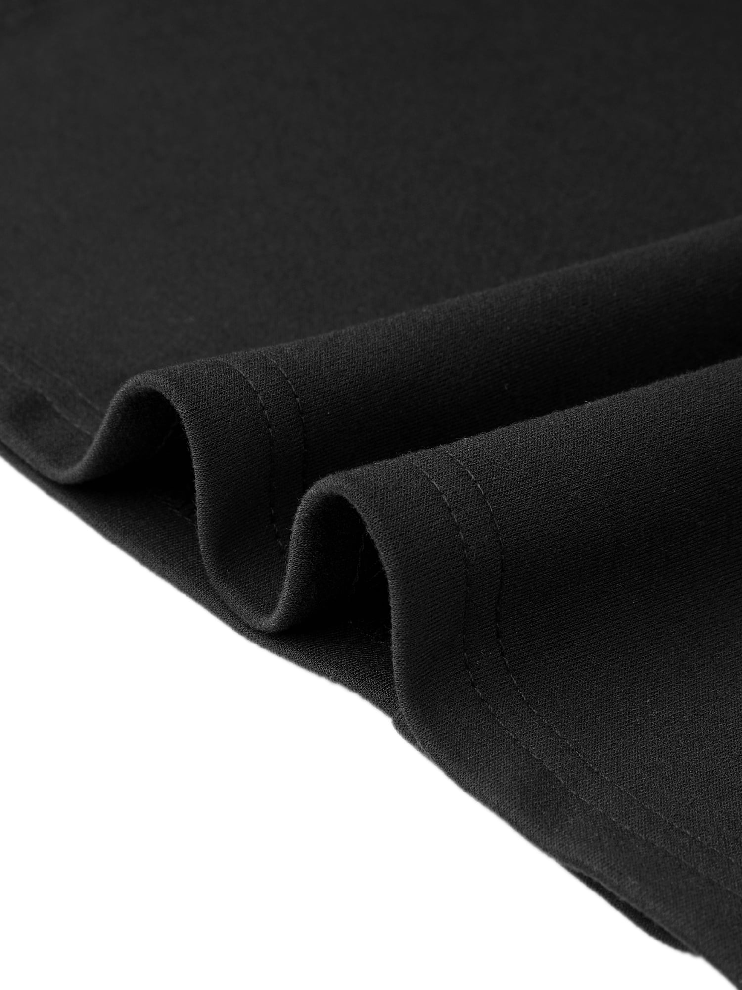 DARING DIVA Women's Cap Sleeve Midi Round Neck Split Hem Dresses S Black