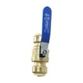 thumbnail image 3 of 2 Pcs XFITTING Push Fit 3/4 Inch x 3/4 Inch Push Fit Ball Valve Blue, Cold,, 3 of 5