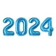 thumbnail image 2 of Globos dorados de 40 pulgadas con número 2024 para decoración de Año Nuevo. Globos de aluminio 2024 con números para decoración de Año Nuevo., 2 of 3