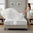 thumbnail image 2 of U by Bedsure Twin/Twin XL Dorm Bedding Comforter Set - Bed in A Bag, 5 Pieces with Comforters, Sheets, Pillowcases & Shams, White, 2 of 7