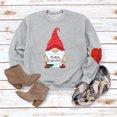 thumbnail image 4 of Birdeem Automne et Hiver Femmes Chandail Imprimé de Noël Col Rond Manches Longues Blouse Unie Hauts Chandails en Molleton, 4 of 4