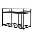 thumbnail image 1 of Giantex Heavy-Duty Metal Bed Frame, Bunk Bed Twin Over Twin, No Box Spring Needed, Black, 1 of 4