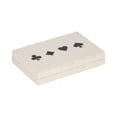 thumbnail image 2 of Classic Tabletop Game for Coffee Table - Family Card and Dice Game for Home, Shelf Styling, and Living Room Decor - Decorative Box Accents for Office and Mantel Display - 2", Black & White, 2 of 12