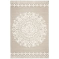 thumbnail image 2 of SAFAVIEH Bella Cecilia Medallion Wool Area Rug, Beige/Ivory, 6' x 9', 2 of 10