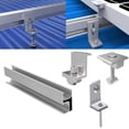 thumbnail image 3 of Solar panel PV profile Alu mounting rail Flat roof Metal roof Solar rail, 3 of 5