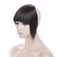 thumbnail image 6 of MY-LADY Clip in Bangs 100% Remy Human Hair Extension French Bang Thick Natural Full Front Neat Bangs Straight Fringe Bang One Piece Hairpiece, 6 of 10