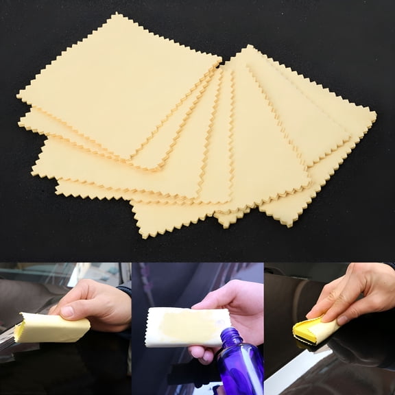 ACDANC 20pcs Nano Ceramic Car Glass Coating Lint-Free Cloth Microfiber Cleaning Cloths