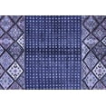 thumbnail image 1 of Ahgly Company Machine Washable Indoor Rectangle Abstract Blue Modern Area Rugs, 7' x 9', 1 of 4
