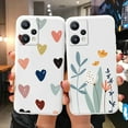 thumbnail image 2 of Case For Realme 9 4G 9 Pro Plus Cute Heart Flower Back Cover Soft Silicone Matte Protective Funda For OPPO Realme 9 Pro+ Bags, 2 of 7
