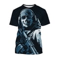 thumbnail image 2 of Juegos de disparos populares, moda de verano, patrones de diseño creativo, impresión 3D, camiseta personalizada estimulante a la moda, 2 of 5
