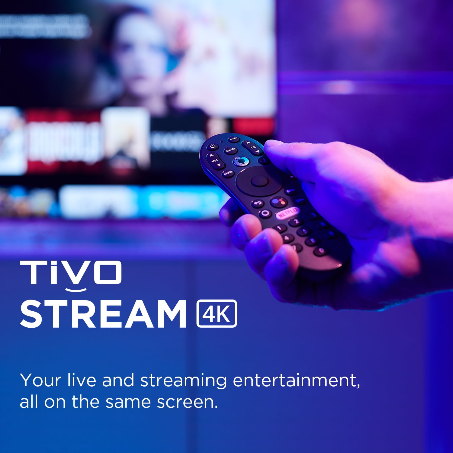 TiVo Stream 4K UHD Streaming Media Player with Google Assistance