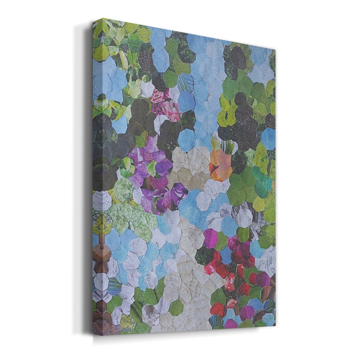 Iris Garden Premium Gallery Wrapped Canvas - Ready to Hang