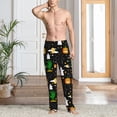 thumbnail image 2 of Rocae Halloween Mens Pajama Pants Pj Pants Mens Lounge Pants-XX-Large, 2 of 6
