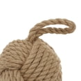 thumbnail image 6 of DecMode Jute Coastal Twisted Patterned Knot Sculpture Set of 2 7"W x 14"H, with Brown and White Finish, 6 of 13