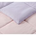 thumbnail image 4 of Laura Hart Kids Solid Blush and Lavender Reversible 3 Piece Full/Queen Comforter Set, 4 of 5