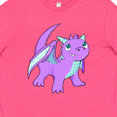 thumbnail image 4 of Inktastic Cute Baby Purple Dragon Youth T-Shirt, 4 of 5