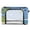 Beach, variant on Collapsible Water-Resistant Storage, Double-door Storage Bins for Closet Organizers Autumn Scarf Fox Printed 16.9"x11.4"x10"
