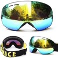 thumbnail image 1 of Unisex Windproof Ski Goggles Double Lens Anti-Fog Big Spherical Snow Goggles, 1 of 8