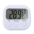 thumbnail image 2 of QTOCIO Hygromètre Numérique LCD Intérieur Horloge Température Humidité, 2 of 9