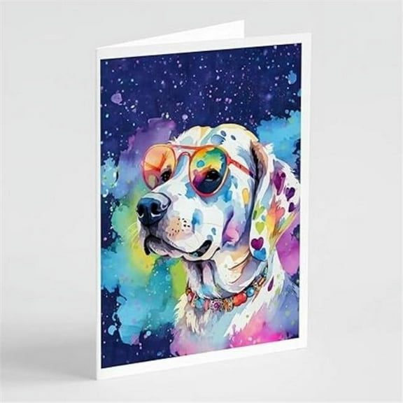 Hippie Dawg Greeting Cards Pack of 8 7 in x 5 in