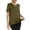 Army Green, variant on Women's Short Sleeve V Neck T-Shirts Stretchy Active Summer Workout Top, Solid Jersey Knit Shirt with Side Splits Lightweight Quick Dry Athletic Running Tee 2026
