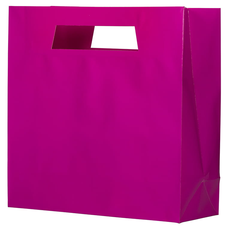 Jam Paper Purple Horizontal Matte Gift Bag -774MApu - 1 per Pack