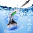 thumbnail image 4 of Electric rotating cleaning brush, household cordless cleaning brush, replaceable brush head, 90-minute working time, 3 adjustable sizes, suitable for bathrooms, shower tubs, glass and cars, 4 of 12