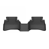 WeatherTech Custom Fit FloorLiners compatible with Mercedes E-Class Sedan, AMG E 53 Hybrid Sedan, E-Class All Terrain - 2nd Row, Black