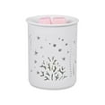 thumbnail image 3 of Ceramic Snowflake Aromatherapy Lamp Electric Aroma Lamp Wax Melter Essential Aroma Night Light, 3 of 8