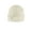 Cream, variant on Women's Metallic Metallic Rib Bow Beanie French Cream One Size