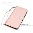 thumbnail image 5 of Wallet Case for Samsung Galaxy S21 Plus 5G, for Galaxy S21 Plus Case 6.7", Takfox PU Leather Credit Holder Folio Flip Magnetic Closure Kickstand Protective Phone Cover & Lanyard - Rose Gold, 5 of 6