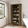 thumbnail image 4 of Key West Tall Bathroom Cabinet with Doors in Reclaimed Pine - Engineered Wood, 4 of 11